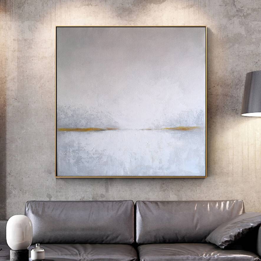 Original Sea Office Entryway Abstract Canvas Artwork VK8LC